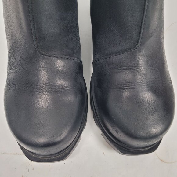 Sorel Women's Black Joan Of Arctic Wedge III Chelsea Boots NL4355-010 US Size 5 - Picture 8 of 10